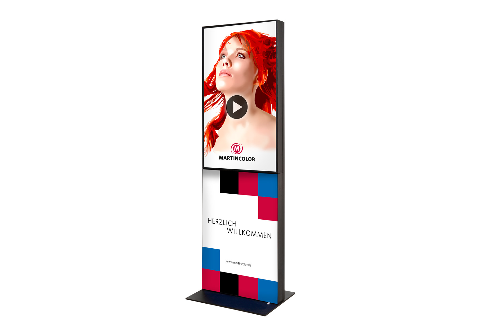 Digital info pillar FABRIC 