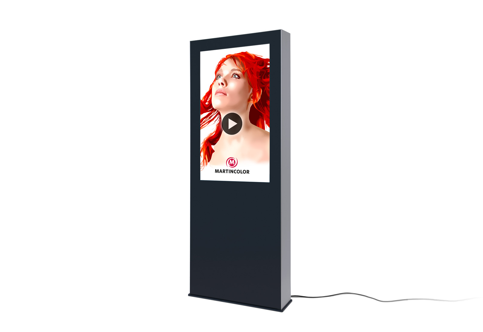 Digital outdoor pillar INFO