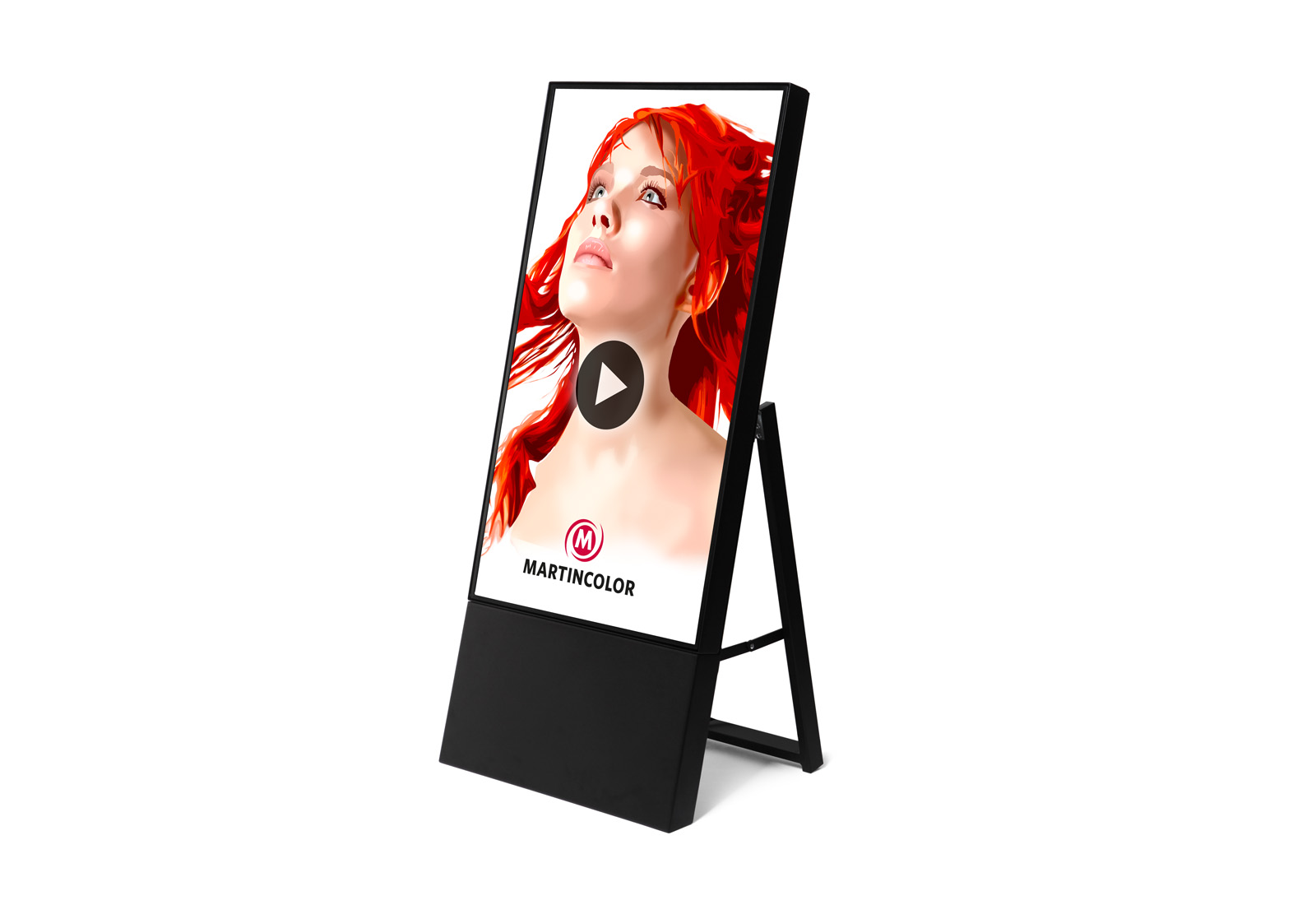 Digital customer stopper SMART black
