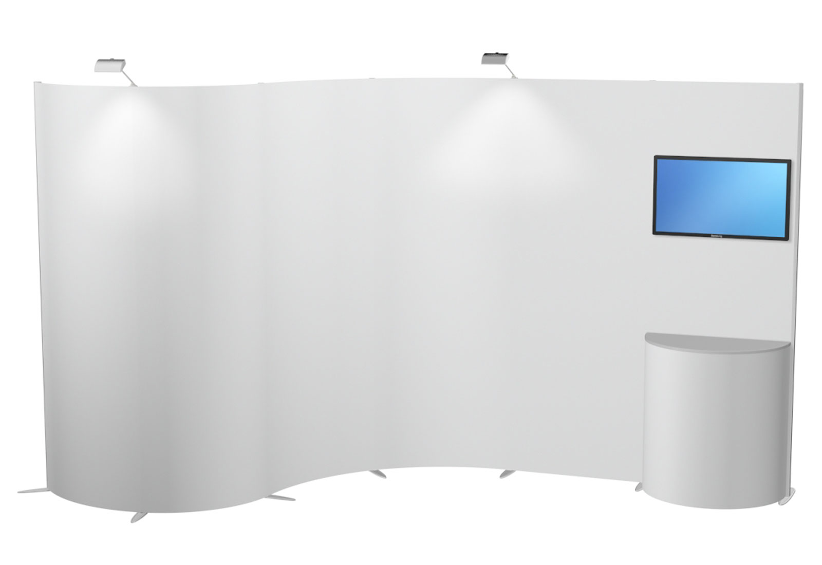 ISOframe gebogen Messestand 2