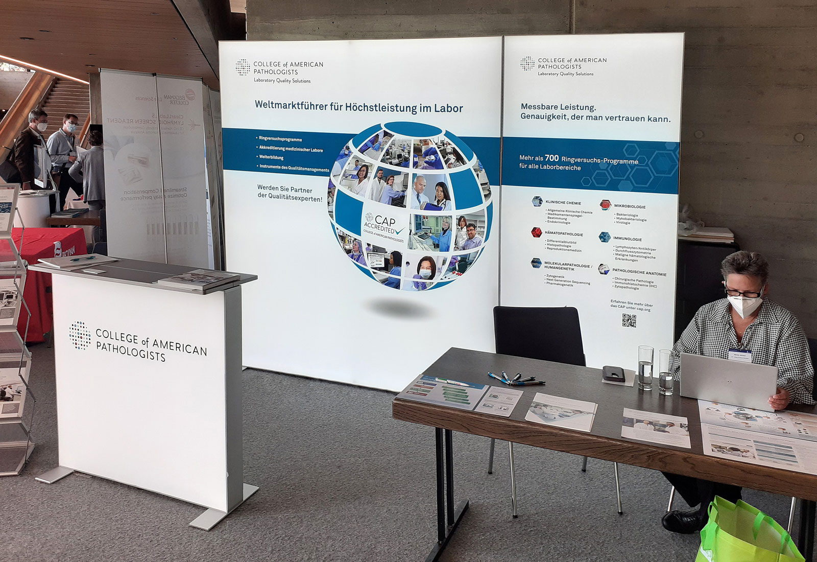 College of American Pathologists ALU STAR Messestand