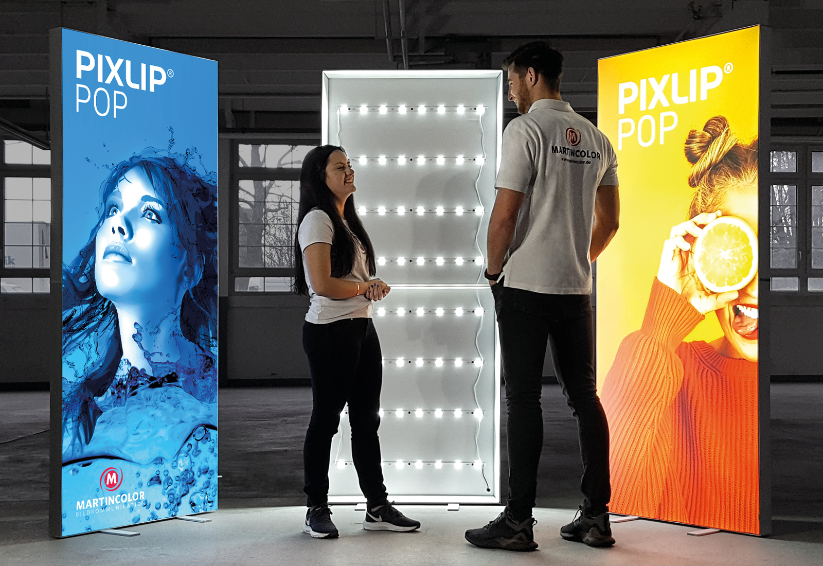 Gestaltung von Messewänden