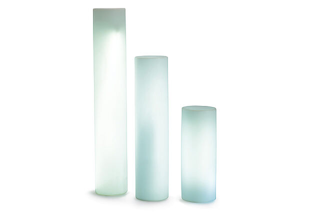 FLUO luminous pillar details FLUO luminous pillar details