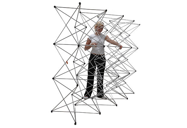 Nomadic Faltwand Scherengittersystem Nomadic Faltwand Scherengittersystem