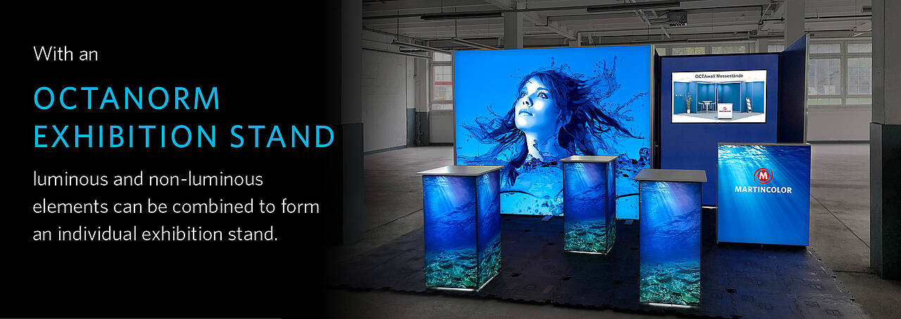 OCTANORM LED exhibition stands