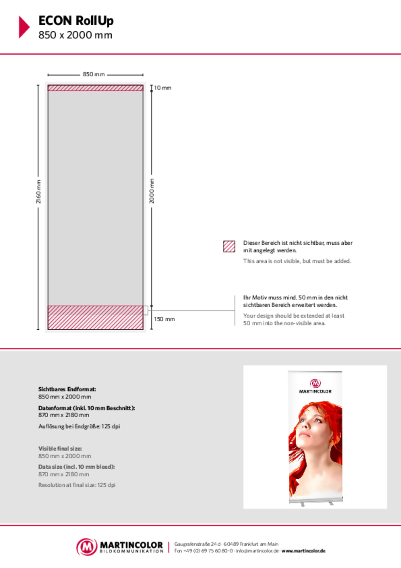 ECON RollUp Datenblatt PDF