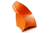 Flux Chair Orange Vorderseite Flux Chair Orange Vorderseite