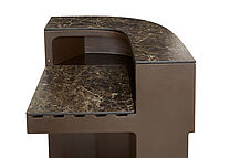 Cordiale counter corner brown marbled Cordiale counter corner brown marbled