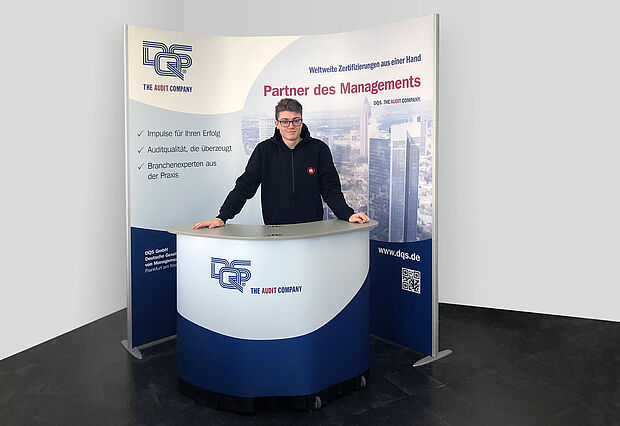 DQS GmbH exhibition stand system ISOframe Wave 6 DQS GmbH exhibition stand system ISOframe Wave 6