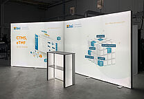 BSI Business Systems Integration AG ALU STAR LED exhibitin stand 2