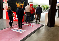 Stand-ON exhibition floor Example 7