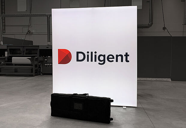 Diligent Boardbooks GmbH ALU LightUp LED exhibition wall Diligent Boardbooks GmbH ALU LightUp LED exhibition wall