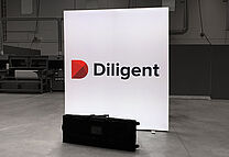 Diligent Boardbooks GmbH ALU LightUp LED exhibition wall Diligent Boardbooks GmbH ALU LightUp LED exhibition wall