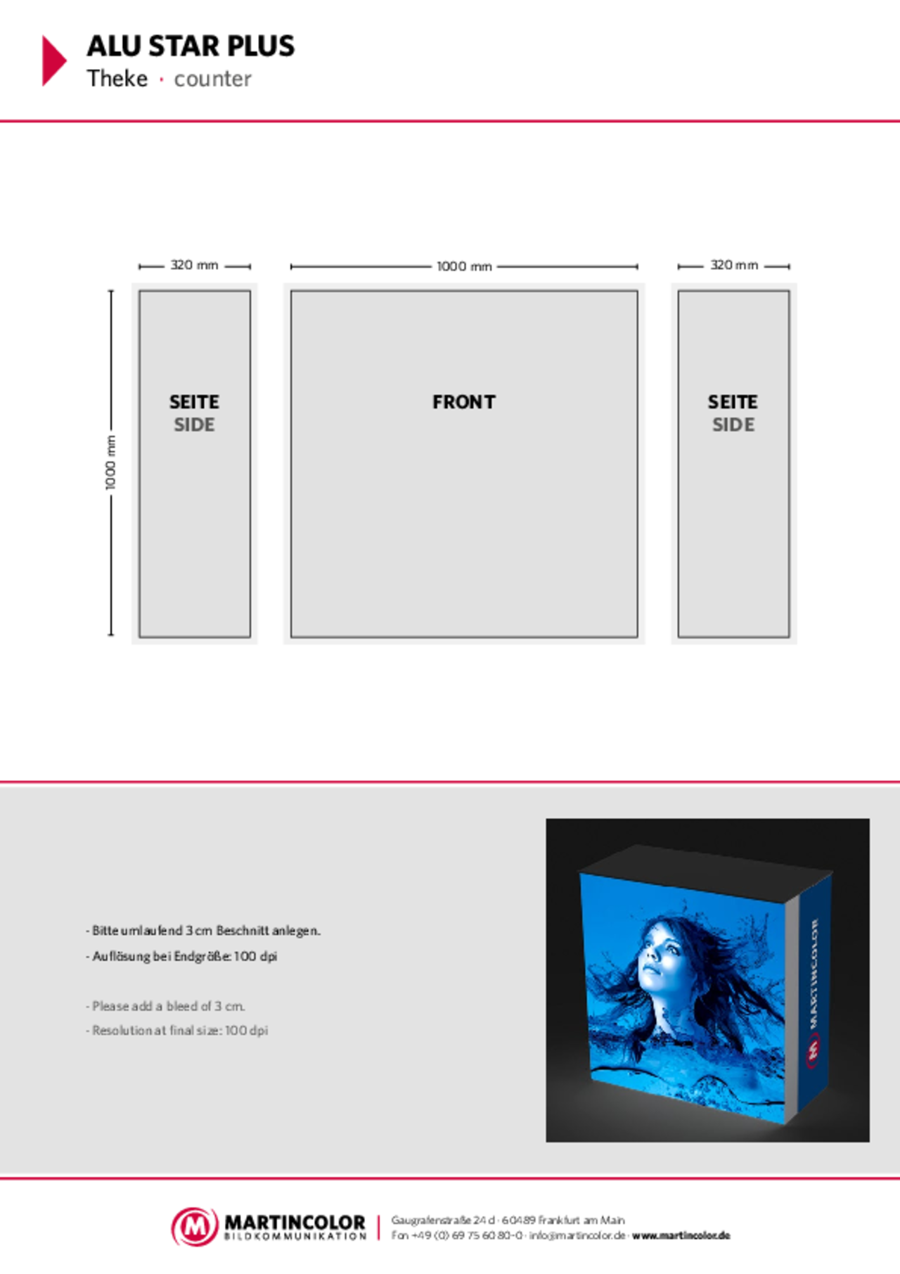 ALU STAR PLUS Counter data sheet PDF