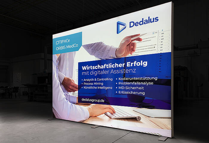 Dedalus HealthCare GmbH ALU STAR LED exhibition stand 2