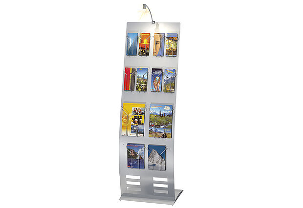 Brochure stand Info wide with spot Brochure stand Info wide with spot