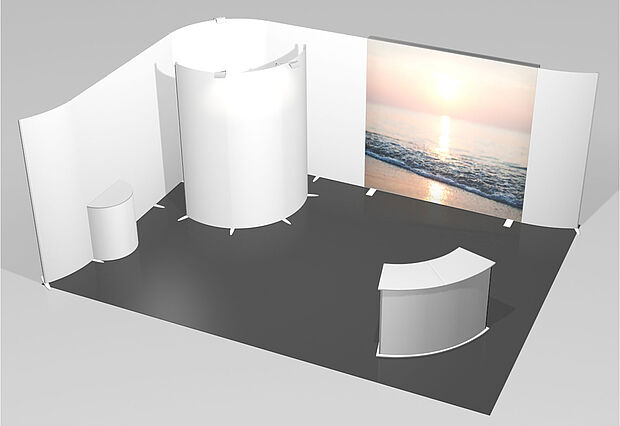 Exhibition stand solutions example 4 Exhibition stand solutions example 4