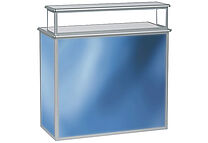 ALU-PRO Counter mit Vitrine