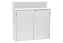 ALU LightUp MAX LED Counter - rear with lockable doors ALU LightUp MAX LED Counter - rear with lockable doors