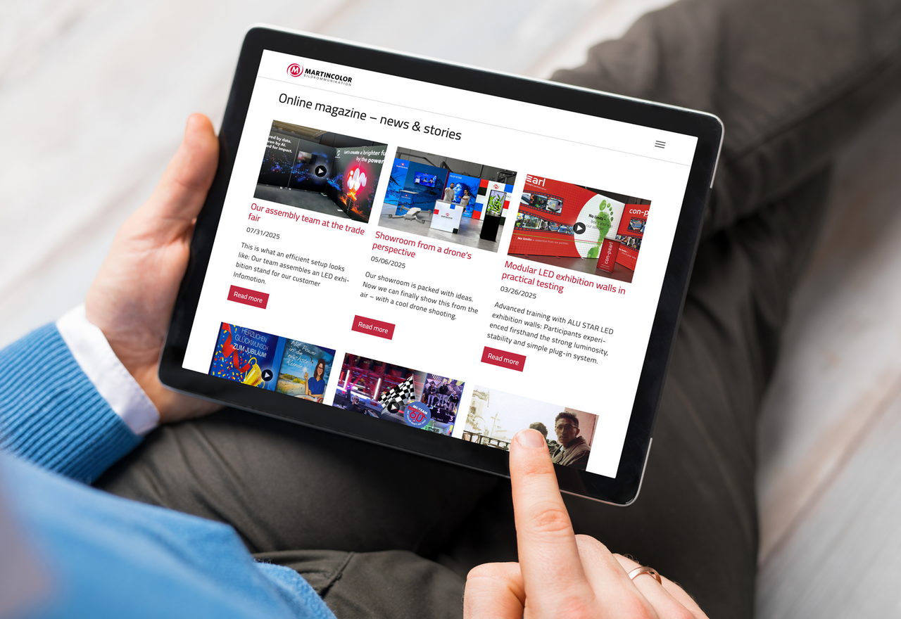 Online magazine from MARTINCOLOR