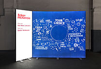 Baker McKenzie OCTAlumina LED-Messestand Baker McKenzie OCTAlumina LED-Messestand