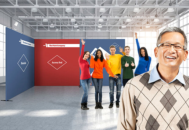 Expand GrandFabric exhibition stand solutions Example 12