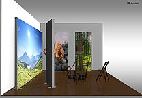 Outchair GmbH ALU LightUp LED exhibition stand 3d visualisation 3 Outchair GmbH ALU LightUp LED exhibition stand 3d visualisation 3