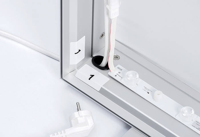 LED-Leuchtrahmen Details 6 LED-Leuchtrahmen Details 6