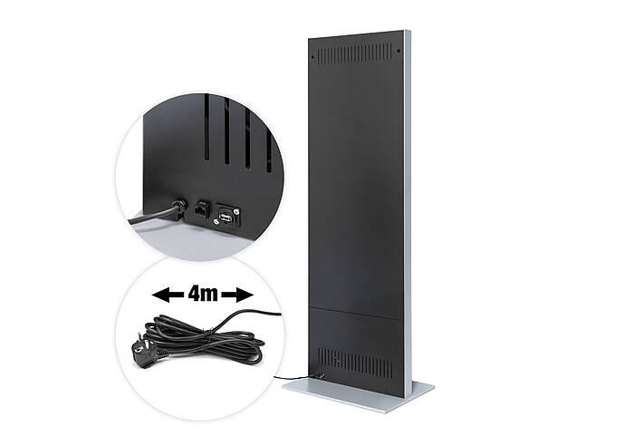 Digitale Infostele SLIM Kabel Digitale Infostele SLIM Kabel
