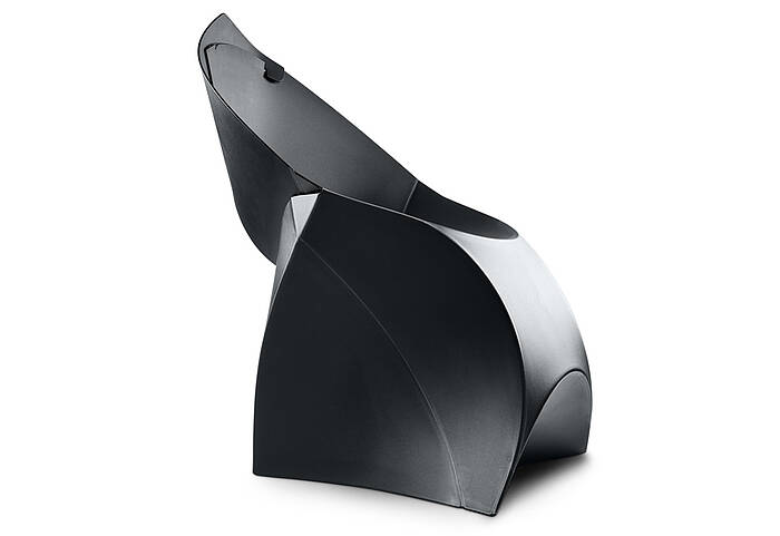 Flux Chair black side view left Flux Chair black side view left