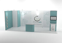 ISOframe Fabric exhibition stand solutions 3x6