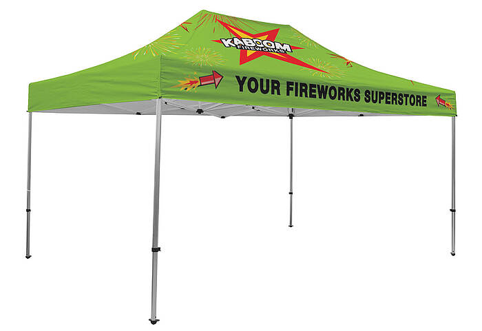 Budget Tent 4,5x3 with printed roof Budget Tent 4,5x3 with printed roof