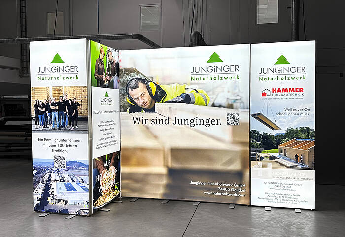 Junginger Naturholzwerk GmbH LED-exhibition stand 1 Junginger Naturholzwerk GmbH LED-exhibition stand 1