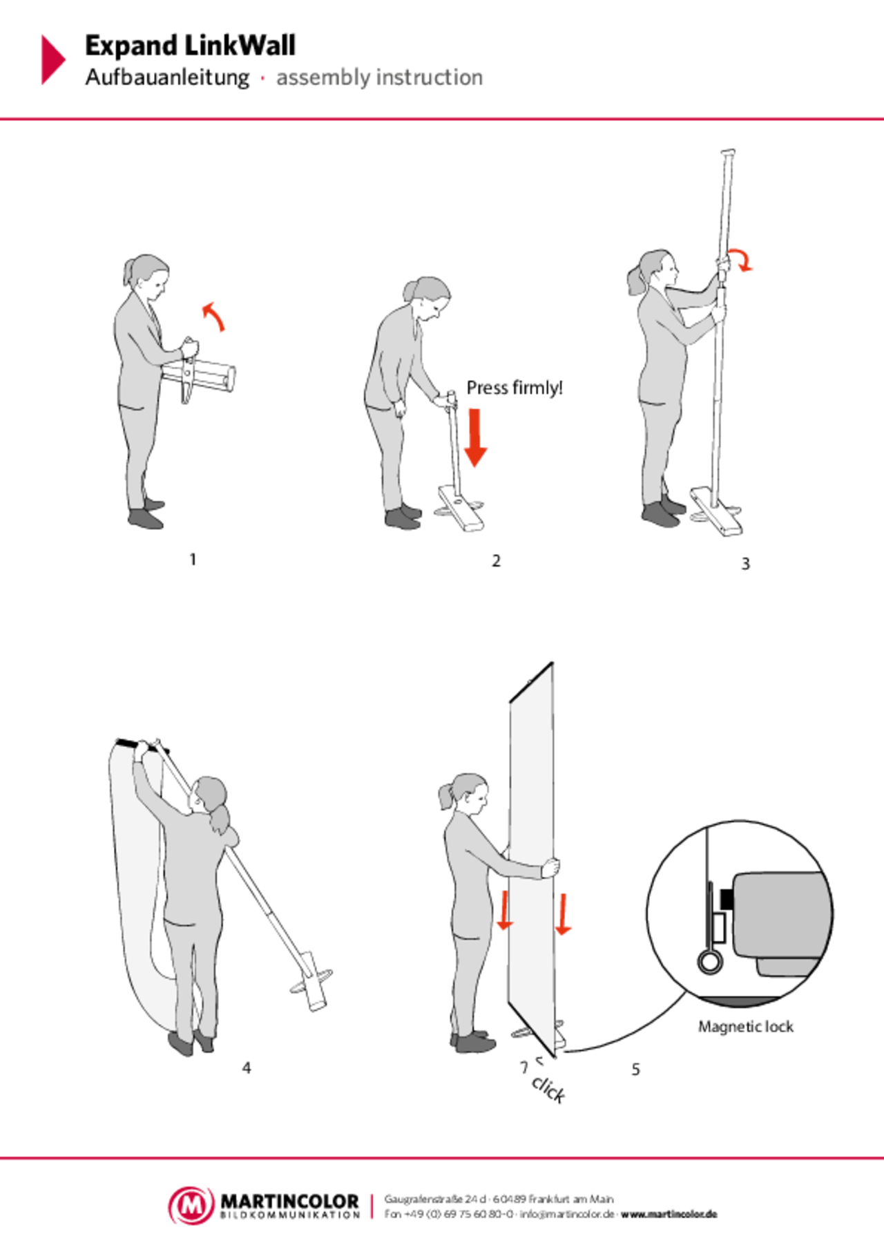 Expand LinkWall assembly instructions PDF