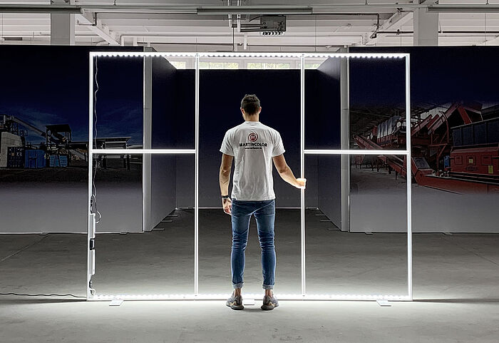 ALU STAR Leuchtrahmen