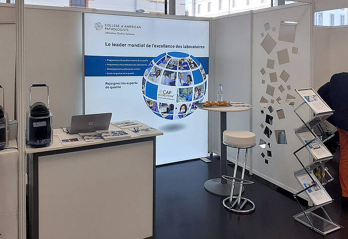 College of American Pathologists ALU STAR exhibition stand 2