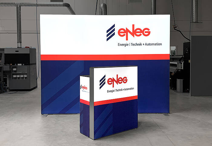 eNeG GmbH ALU STAR LED exhibition stand 2