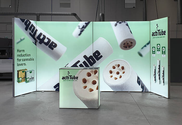 actiTube ALU LightUp LED-Messestand 2 actiTube ALU LightUp LED-Messestand 2