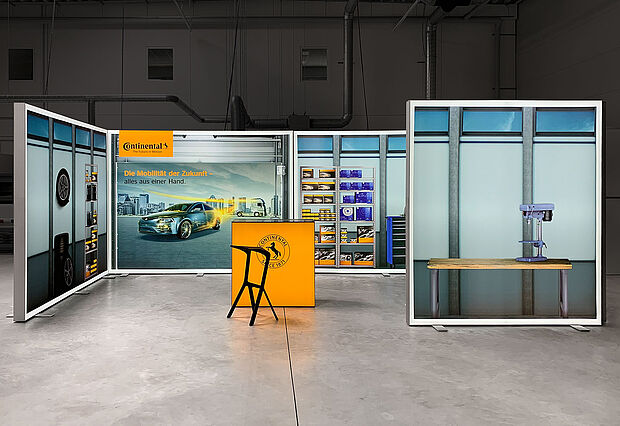 Continental LED-Messestand 2