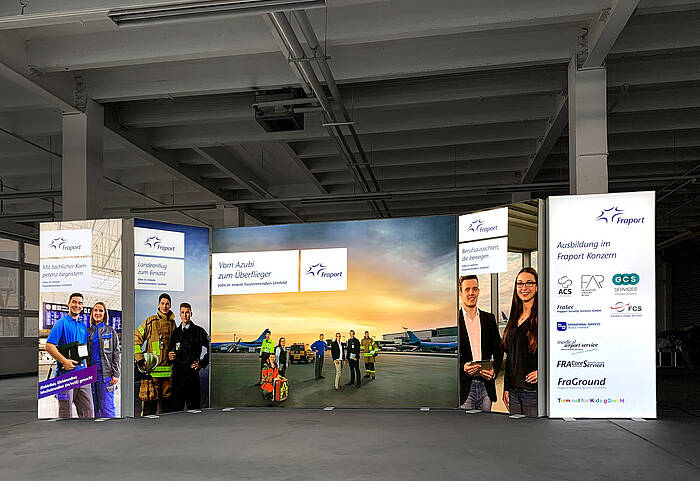 Fraport AG PIXLIP GO LED exhibition stand 3