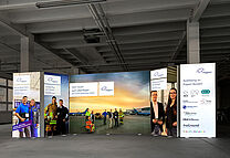 Fraport AG PIXLIP GO LED-Messestand 3