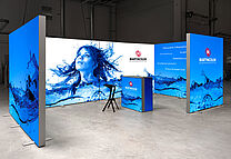 ALU STAR LED Messestand ALU STAR LED Messestand