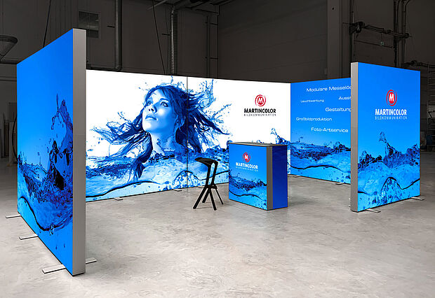 ALU STAR LED Messestand ALU STAR LED Messestand