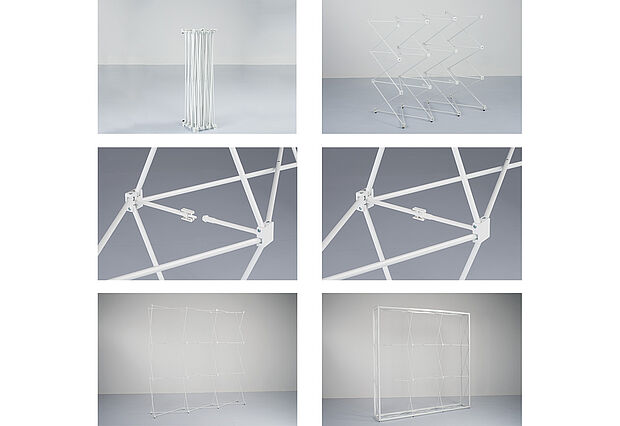 GRID Faltwand Aufbau 2