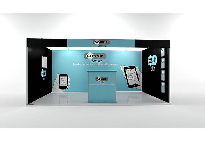 ISOframe Fabric exhibition stand solutions 3x4 ISOframe Fabric exhibition stand solutions 3x4
