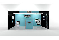 ISOframe Fabric exhibition stand solutions 3x4