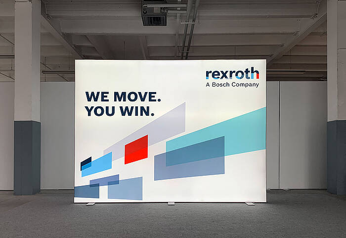 Bosch Rexroth AG LED exhibition wall ALU STAR