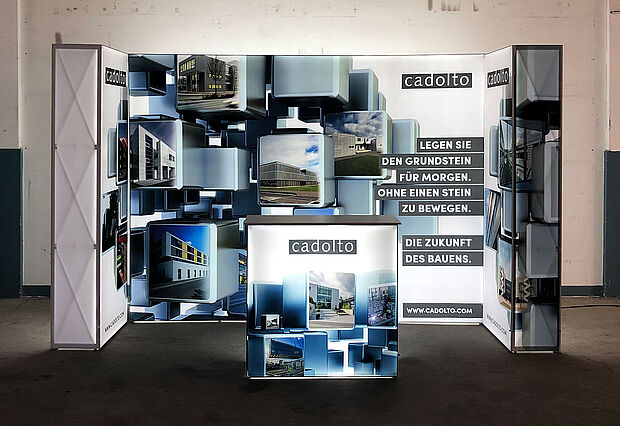 Cadolto Modulbau GmbH GRID Lightbox Messestand Cadolto Modulbau GmbH GRID Lightbox Messestand