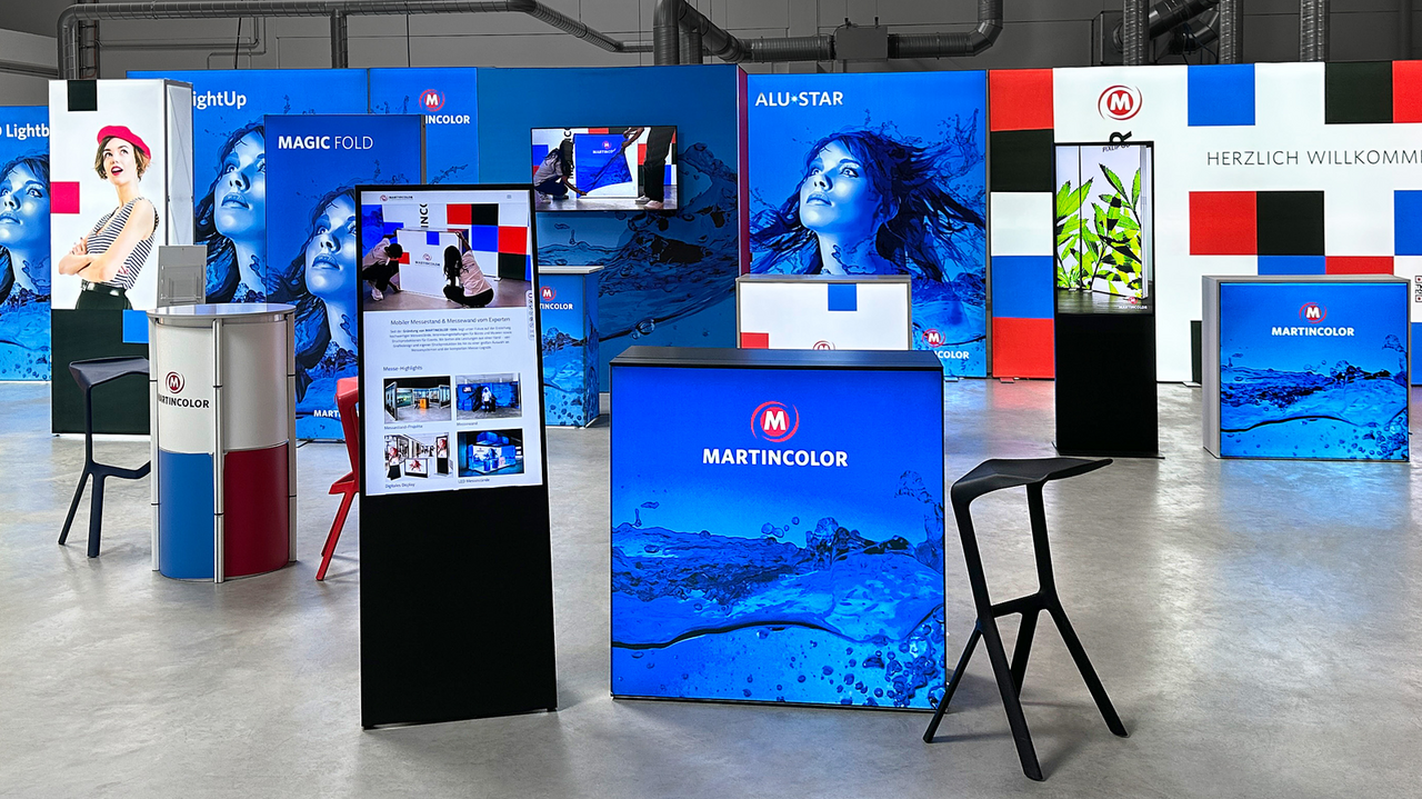 Exhibition walls and more at the MARTINCOLOR Showroom