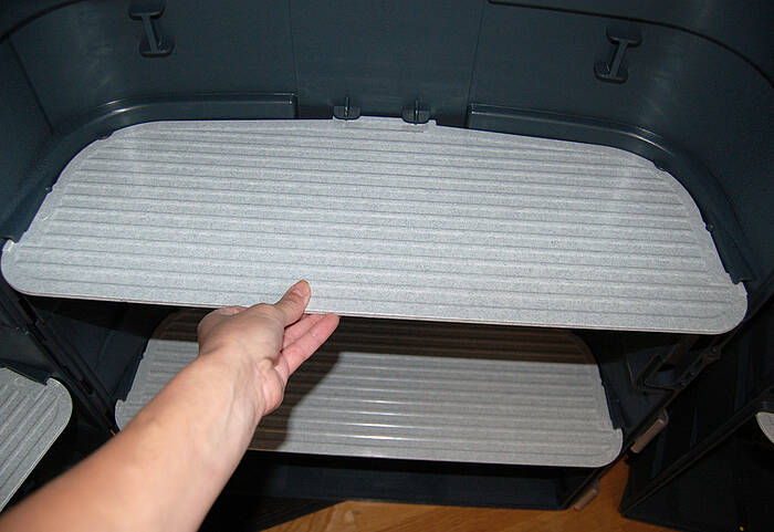 Expand PodiumCase XL Ablageflächen Expand PodiumCase XL Ablageflächen